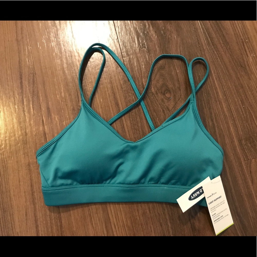Turquoise Sports Bra
